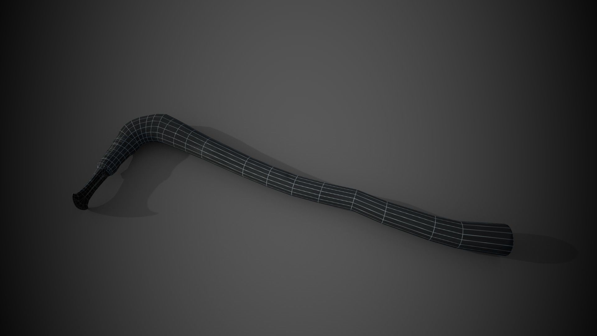 Bronze Age Adze Low-poly 3D model_13
