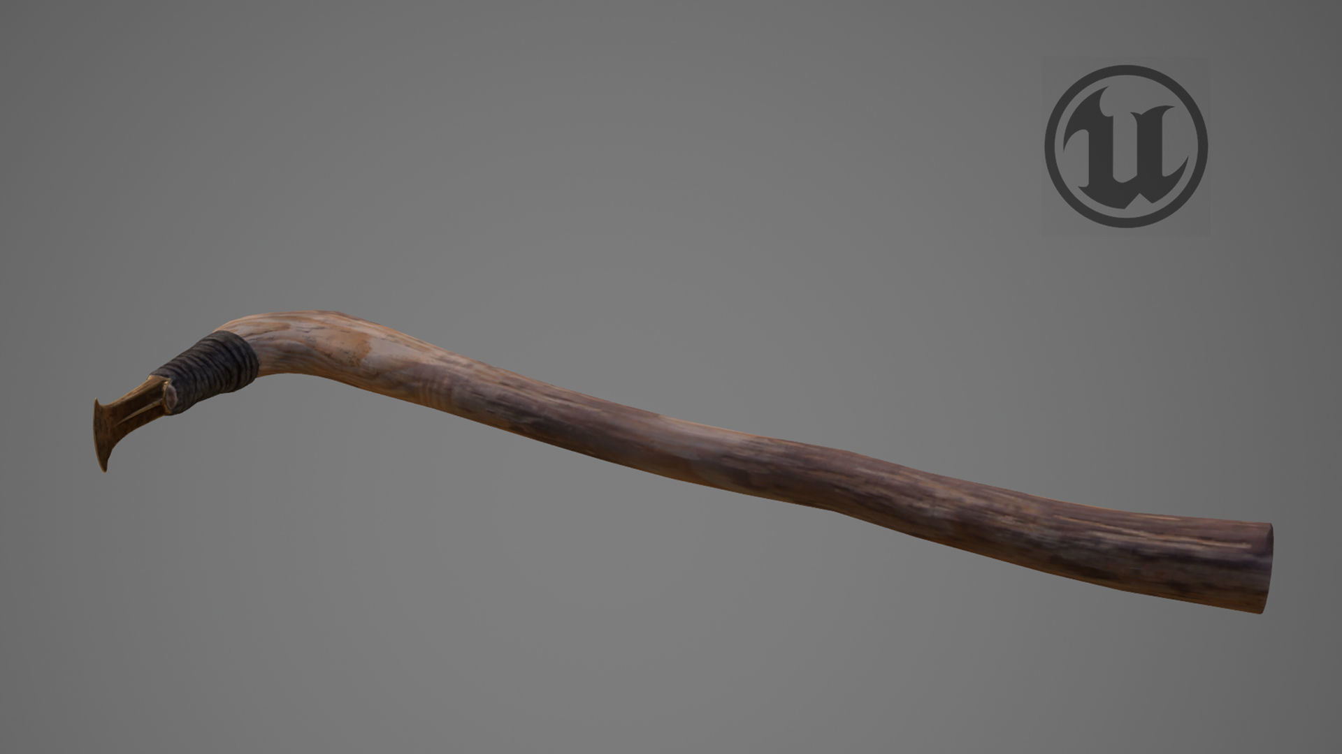 Bronze Age Adze Low-poly 3D model_9