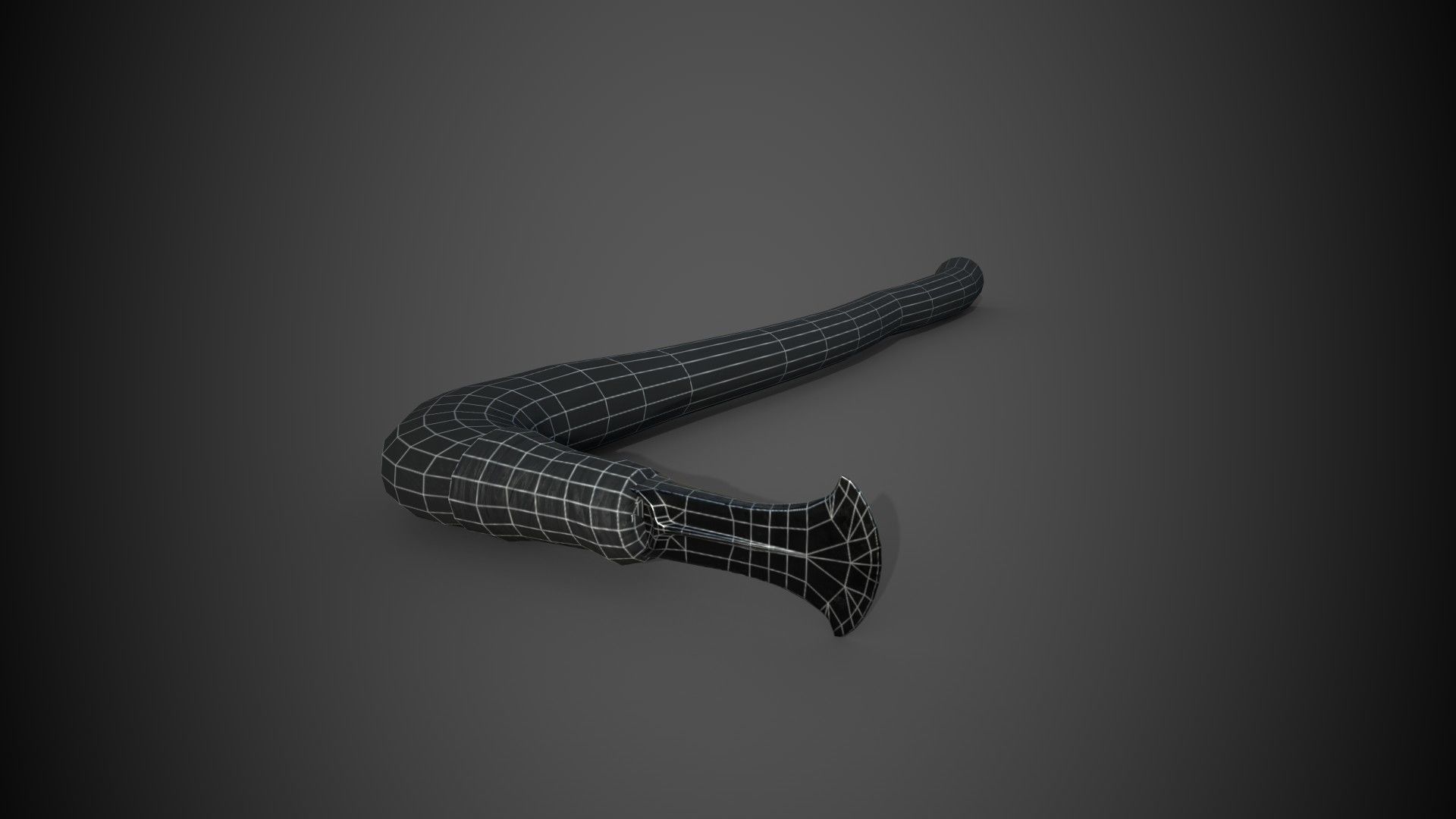 Bronze Age Adze Low-poly 3D model_12