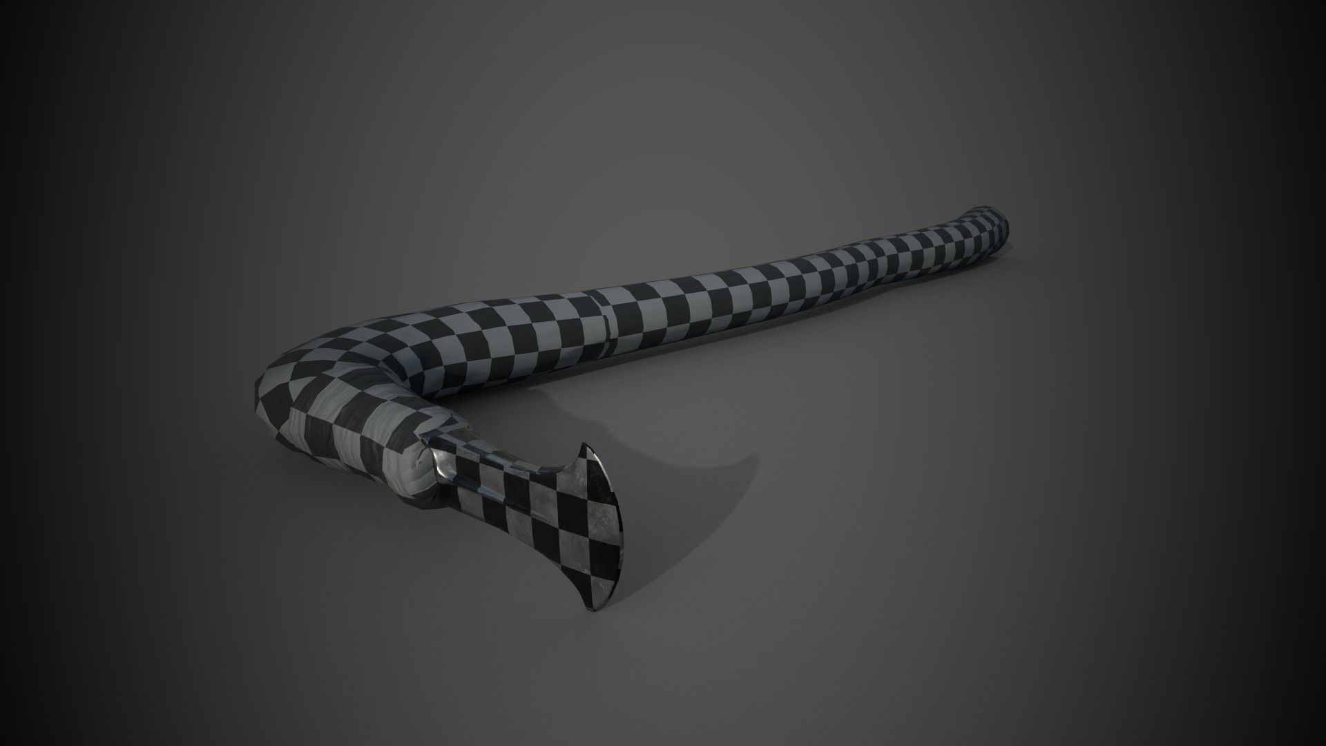 Bronze Age Adze Low-poly 3D model_15