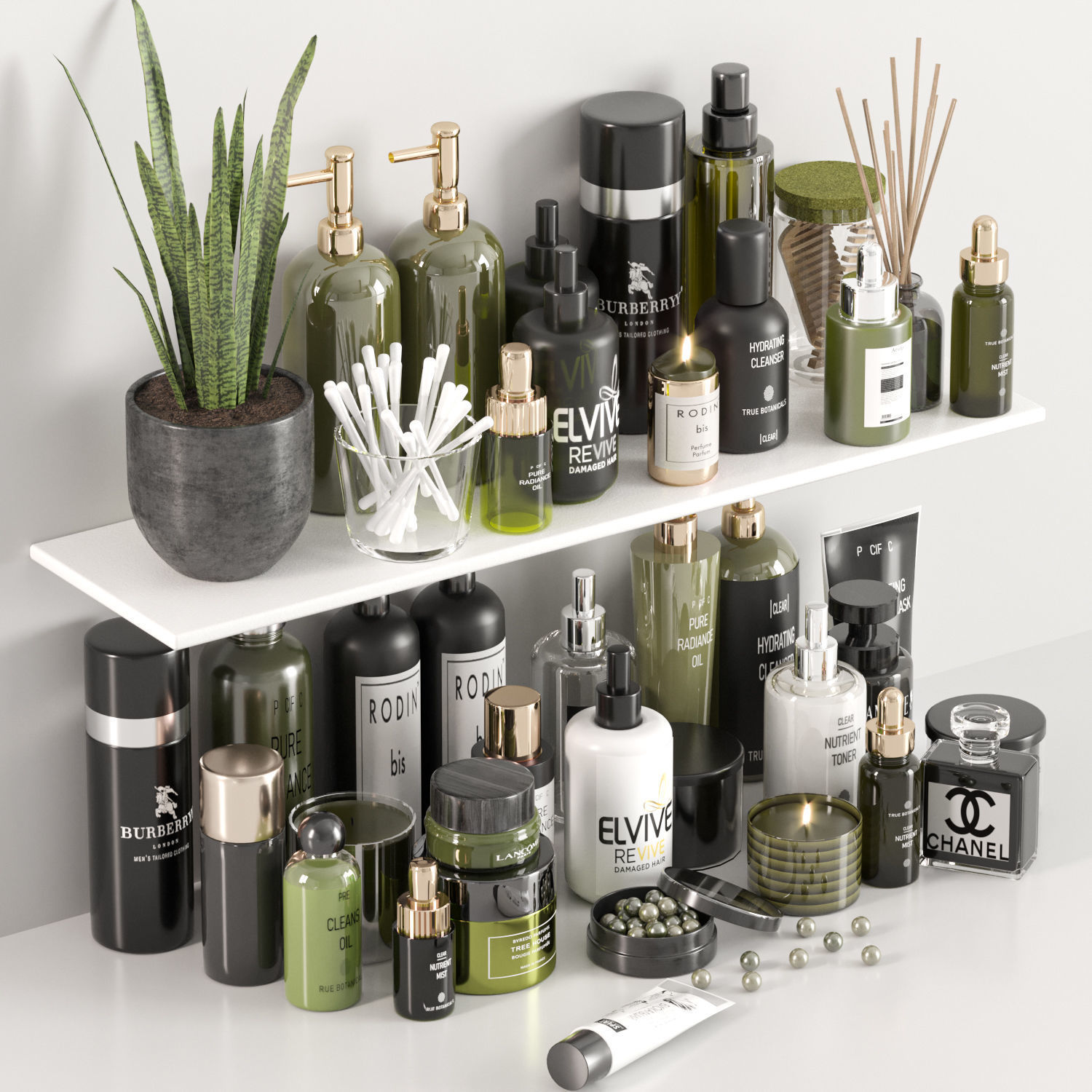 bathroom accessories 10 3D model_1