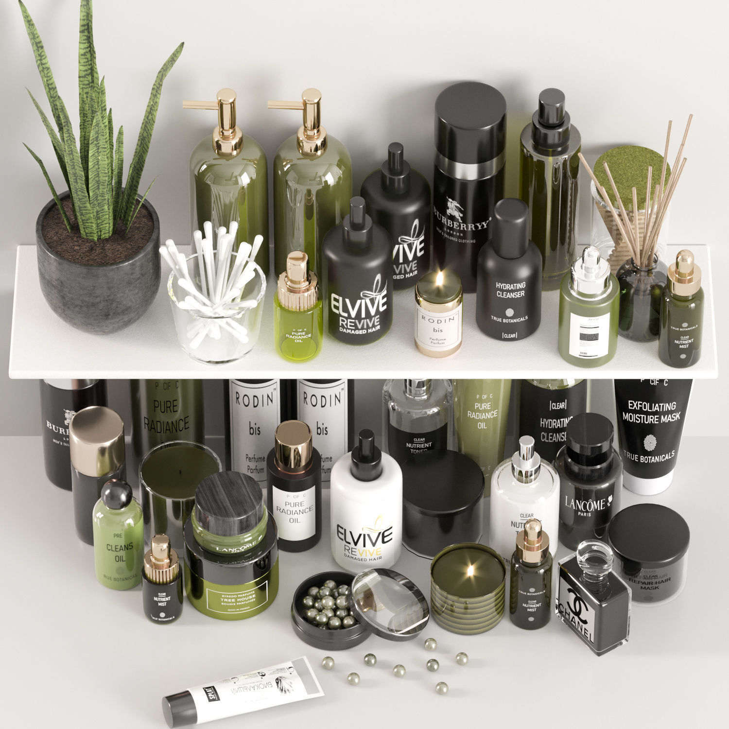 bathroom accessories 10 3D model_3