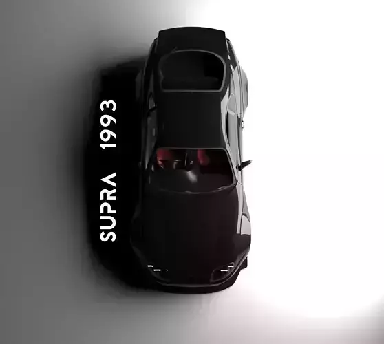 TOYOTA SUPRA 1993 Free 3D model