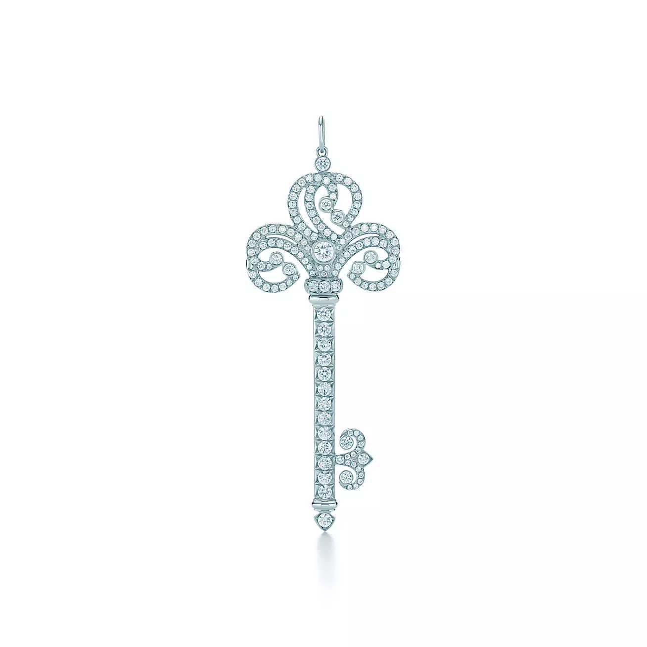 KT-004 key pendant with diamonds 3D print model_0