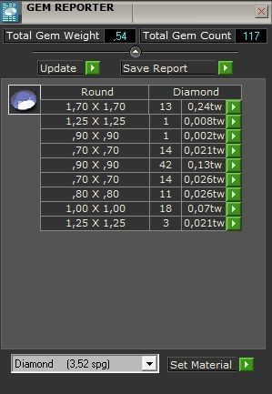 KT-004 key pendant with diamonds 3D print model_2