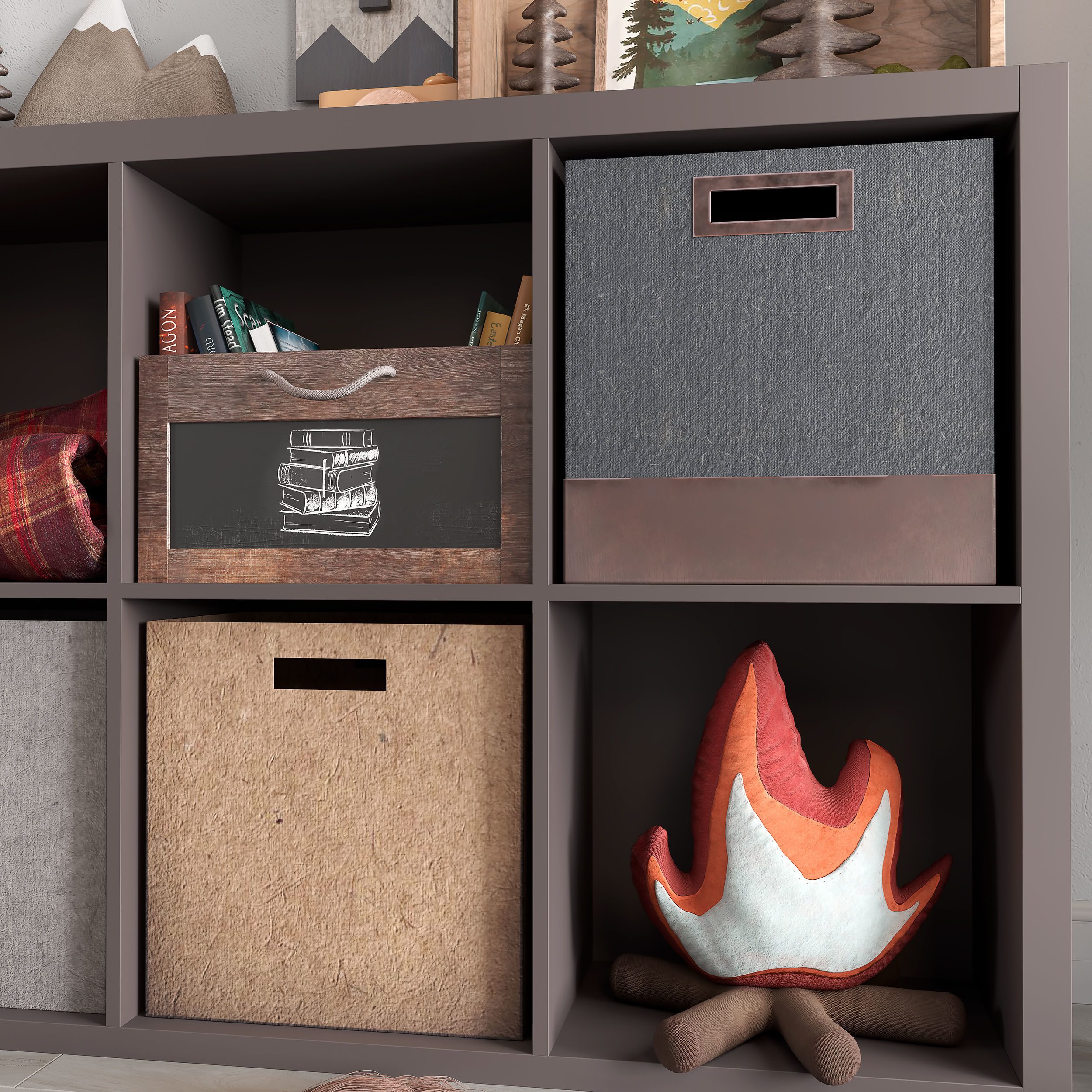 A Large Set Of Decor For A Nursery In Camp Style 3D model_2