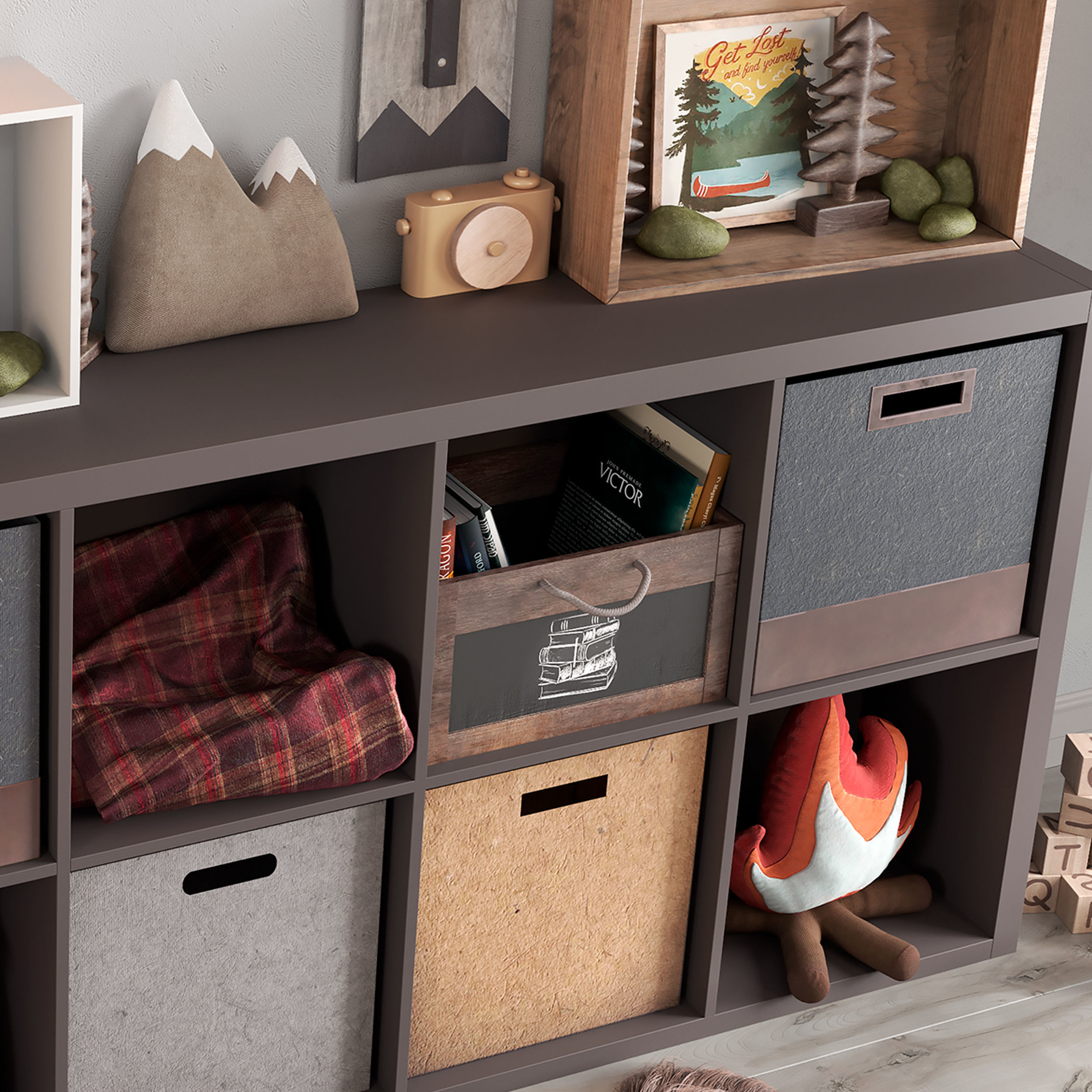 A Large Set Of Decor For A Nursery In Camp Style 3D model_5