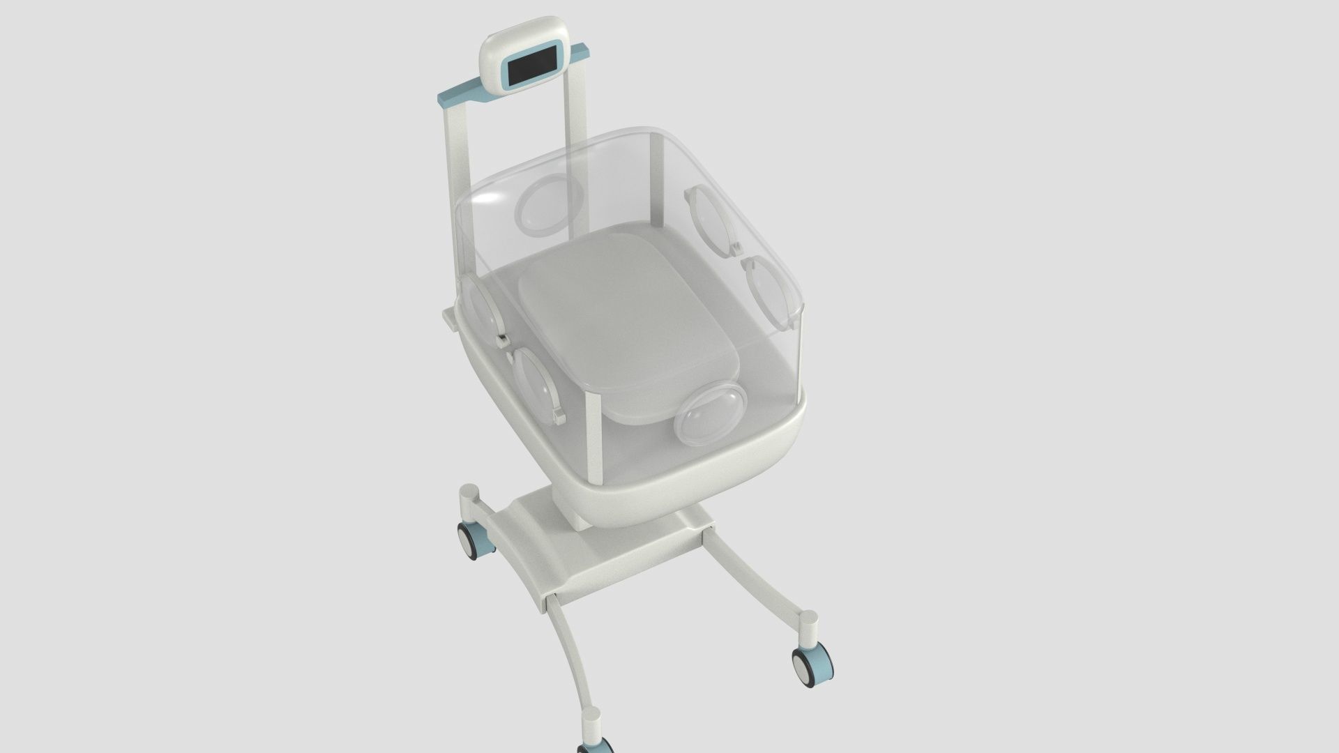 Baby Incubator 3D model_2