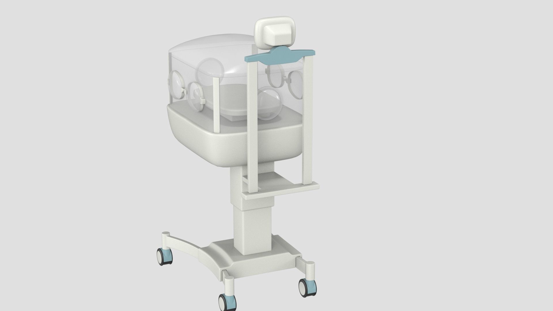 Baby Incubator 3D model_4