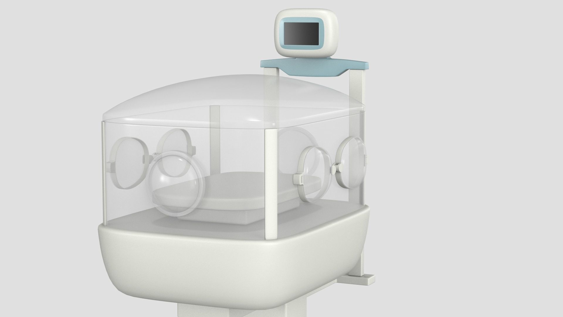 Baby Incubator 3D model_5