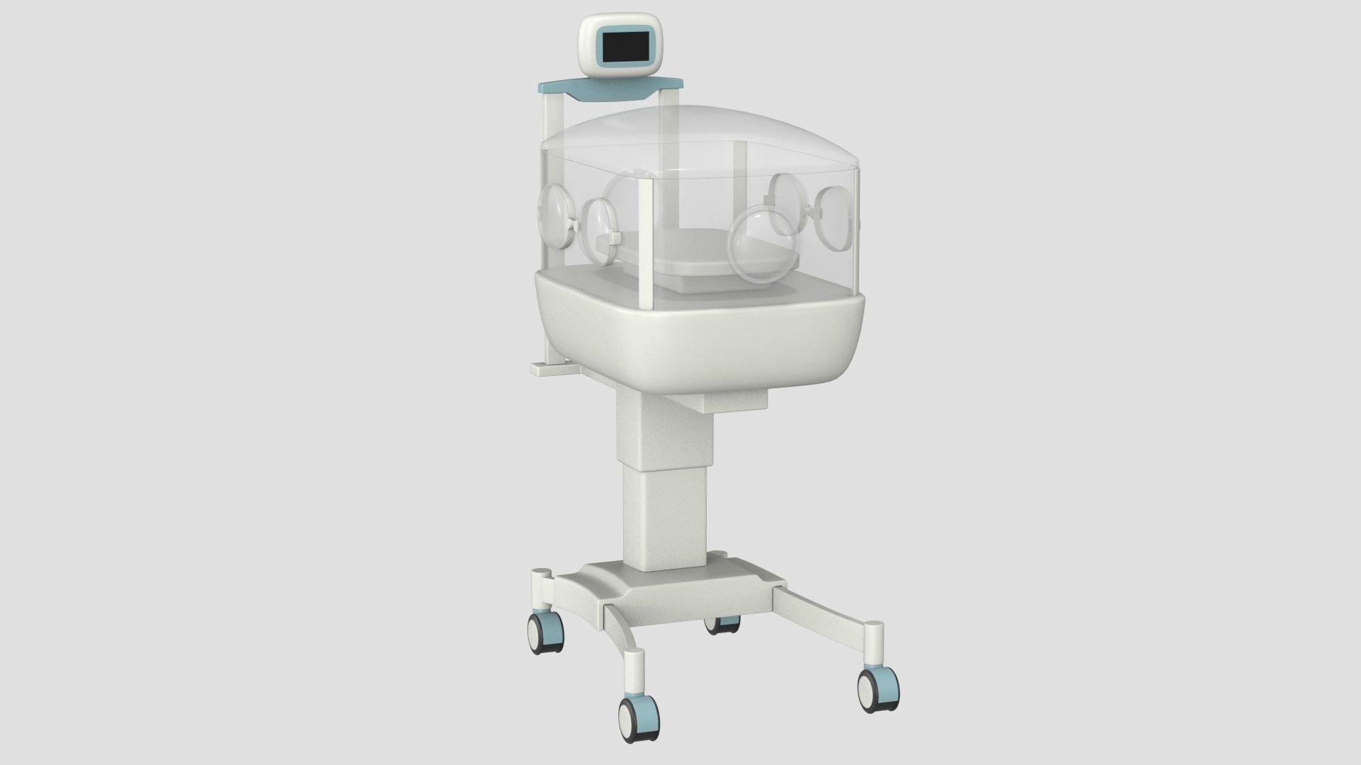 Baby Incubator 3D model_7