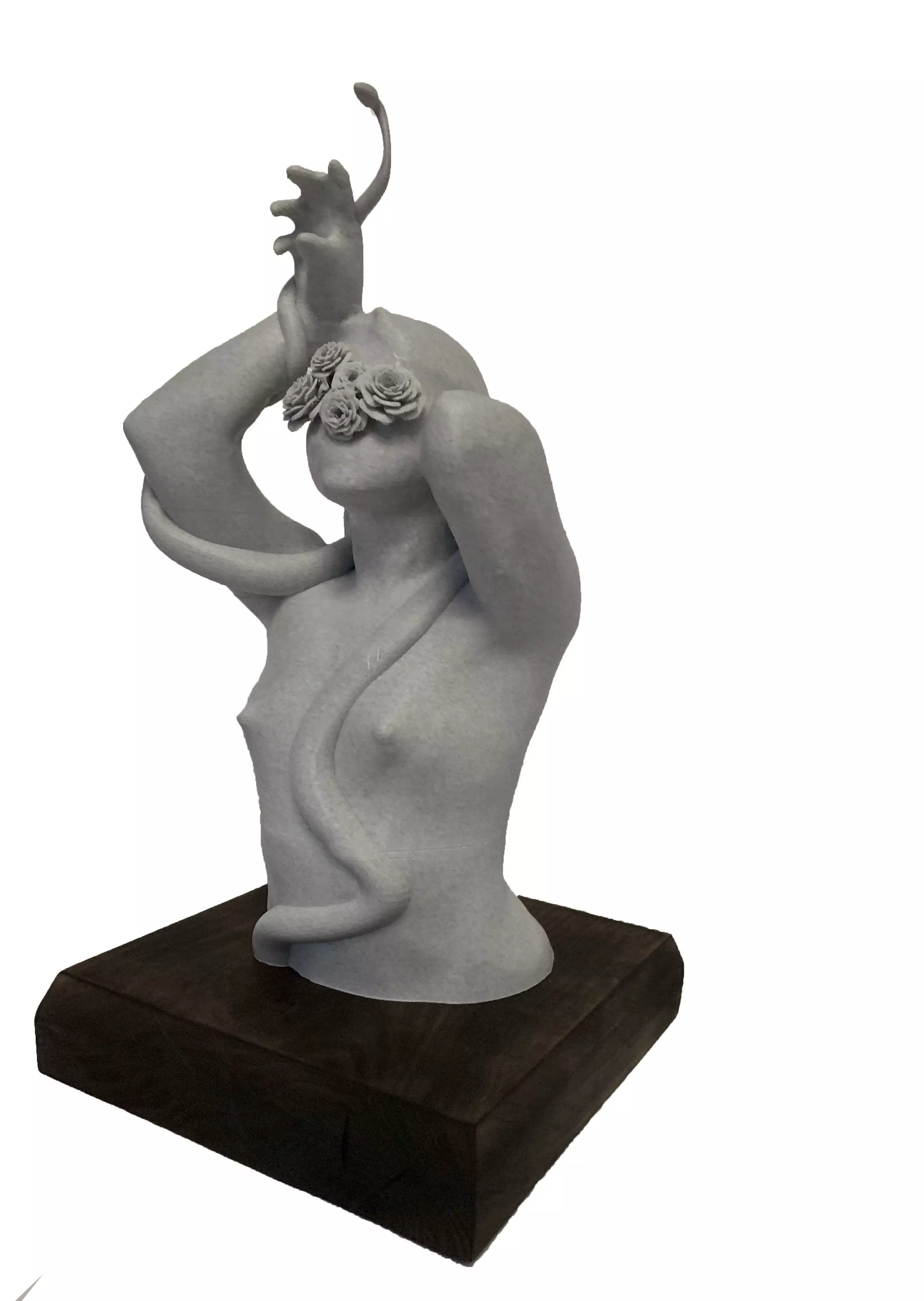 Eve female torso 3D print model_0