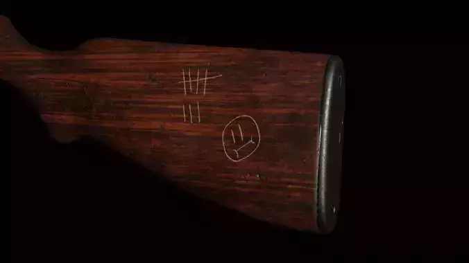 Substance Painter wood gun handle material  Texture