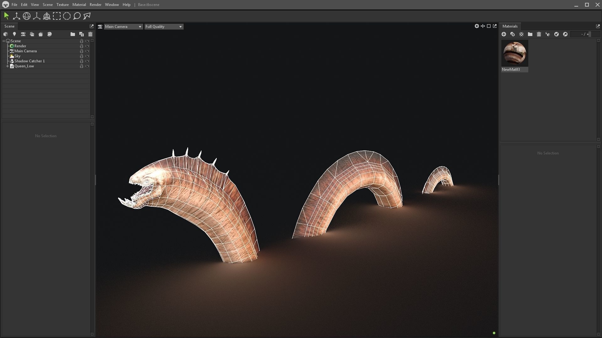 Baby mob Family Sio Low-poly 3D model_2