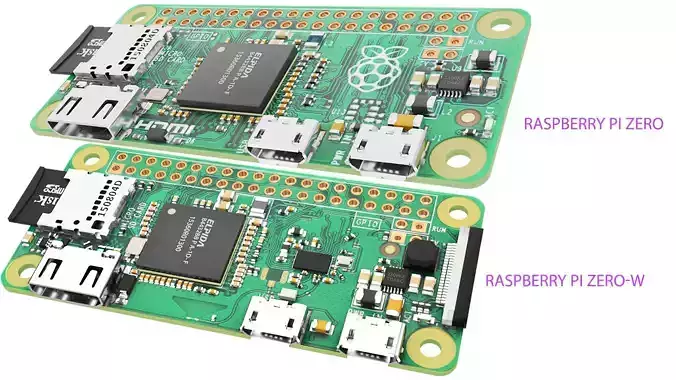 raspberry pi zero and zero w 3D Model Collection