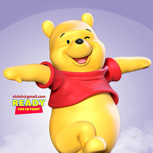 Pooh Bear 3D print model