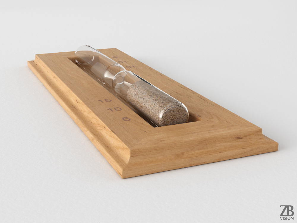 Sauna sandclock 3D model_3