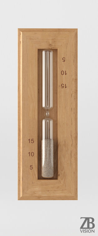 Sauna sandclock 3D model_1