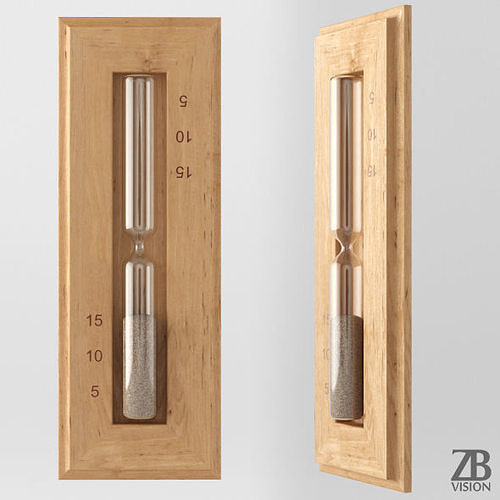 Sauna sandclock 3D model