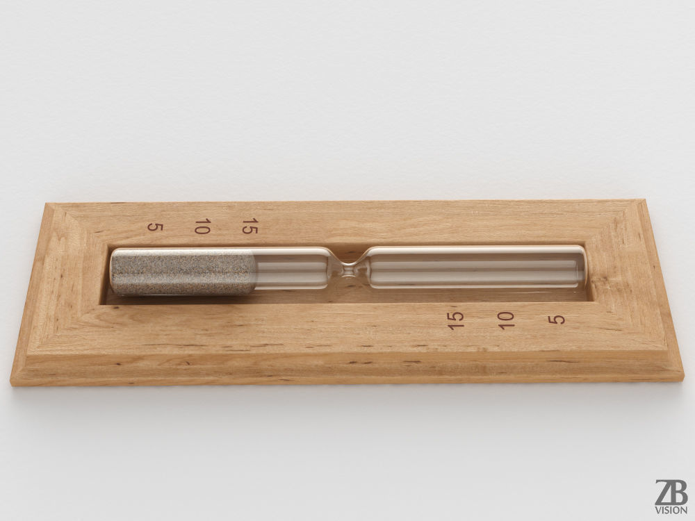 Sauna sandclock 3D model_4