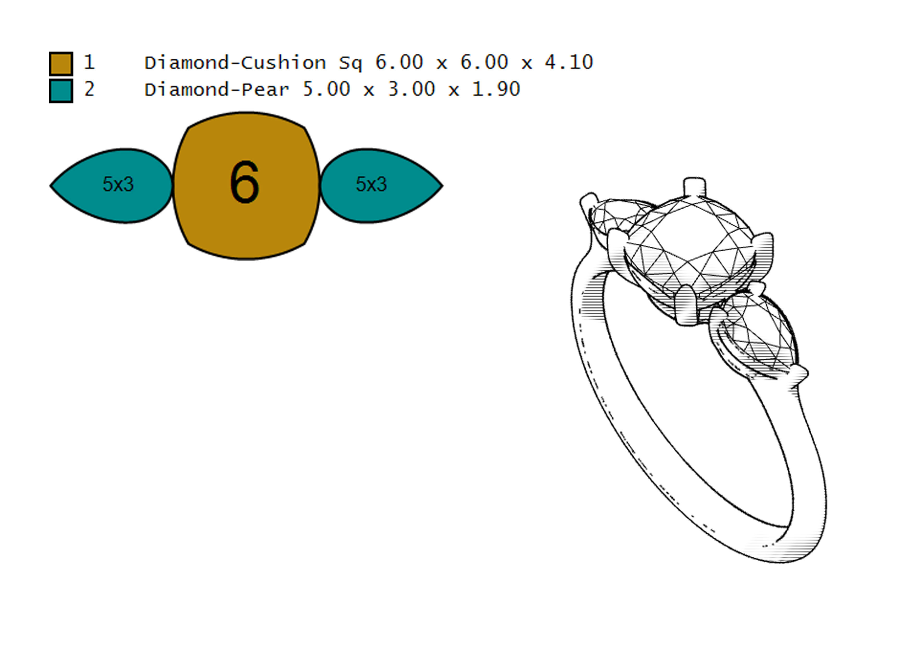 Cushion ring 3D print model_4