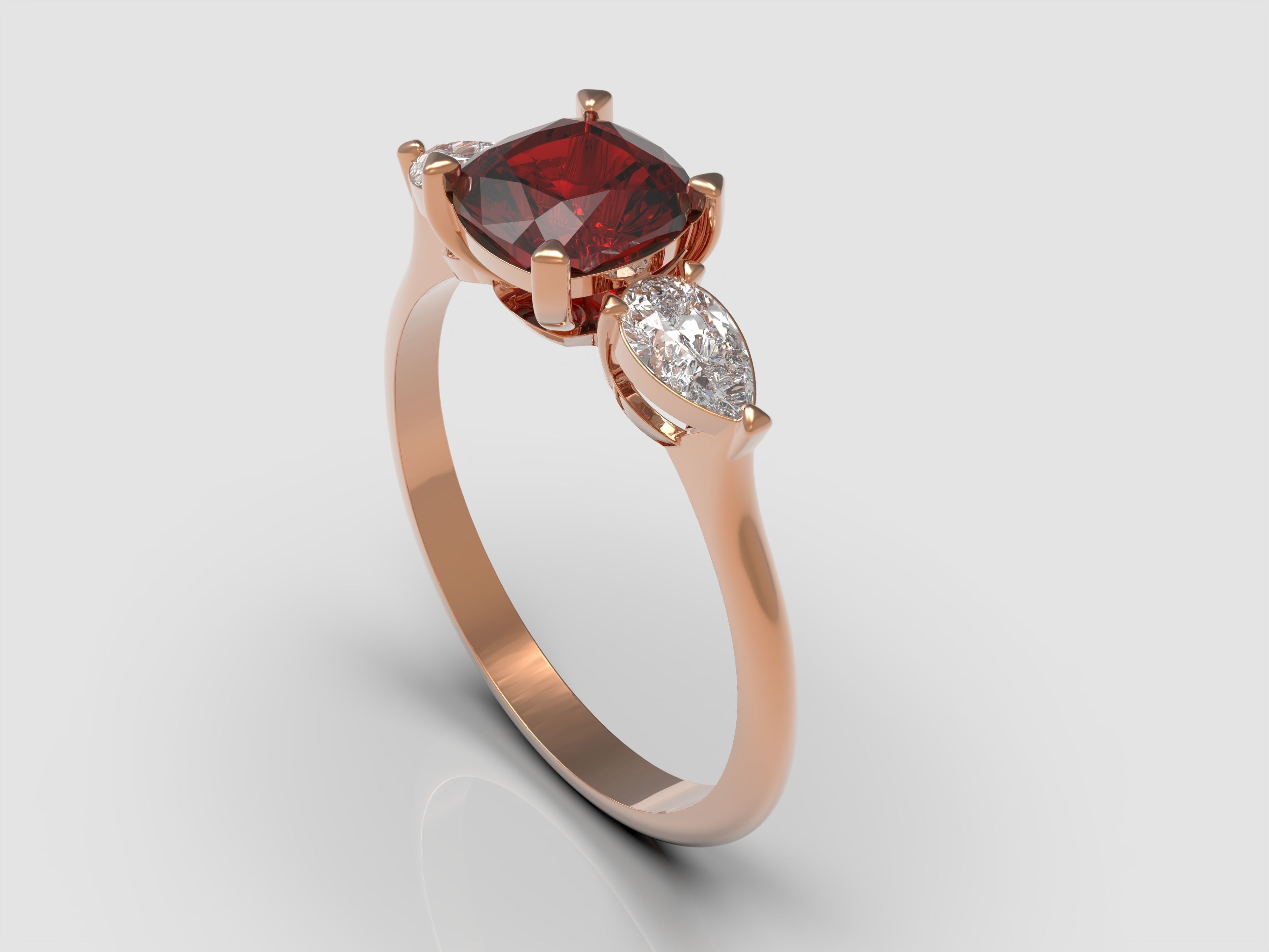 Cushion ring 3D print model_2