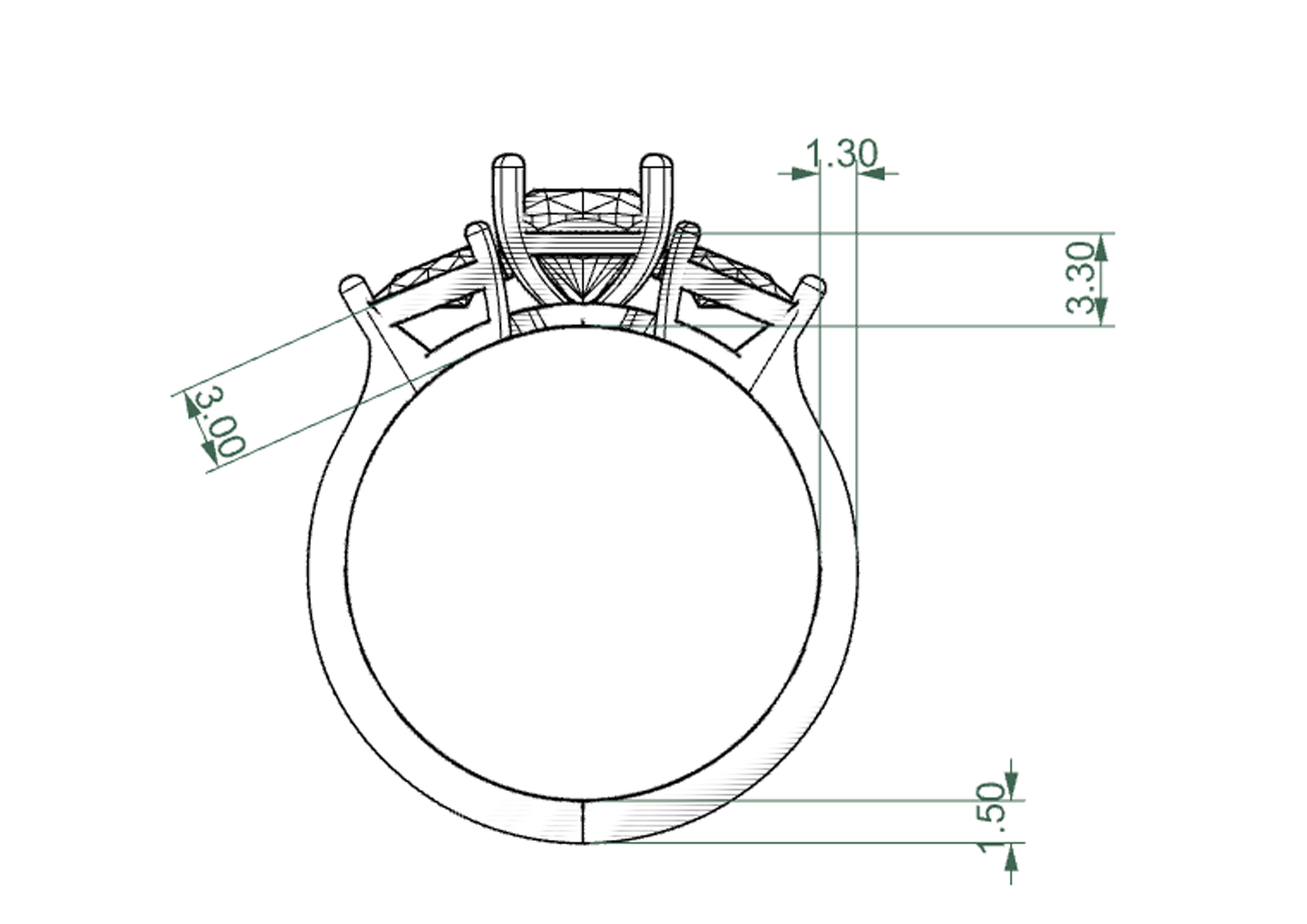 Cushion ring 3D print model_6