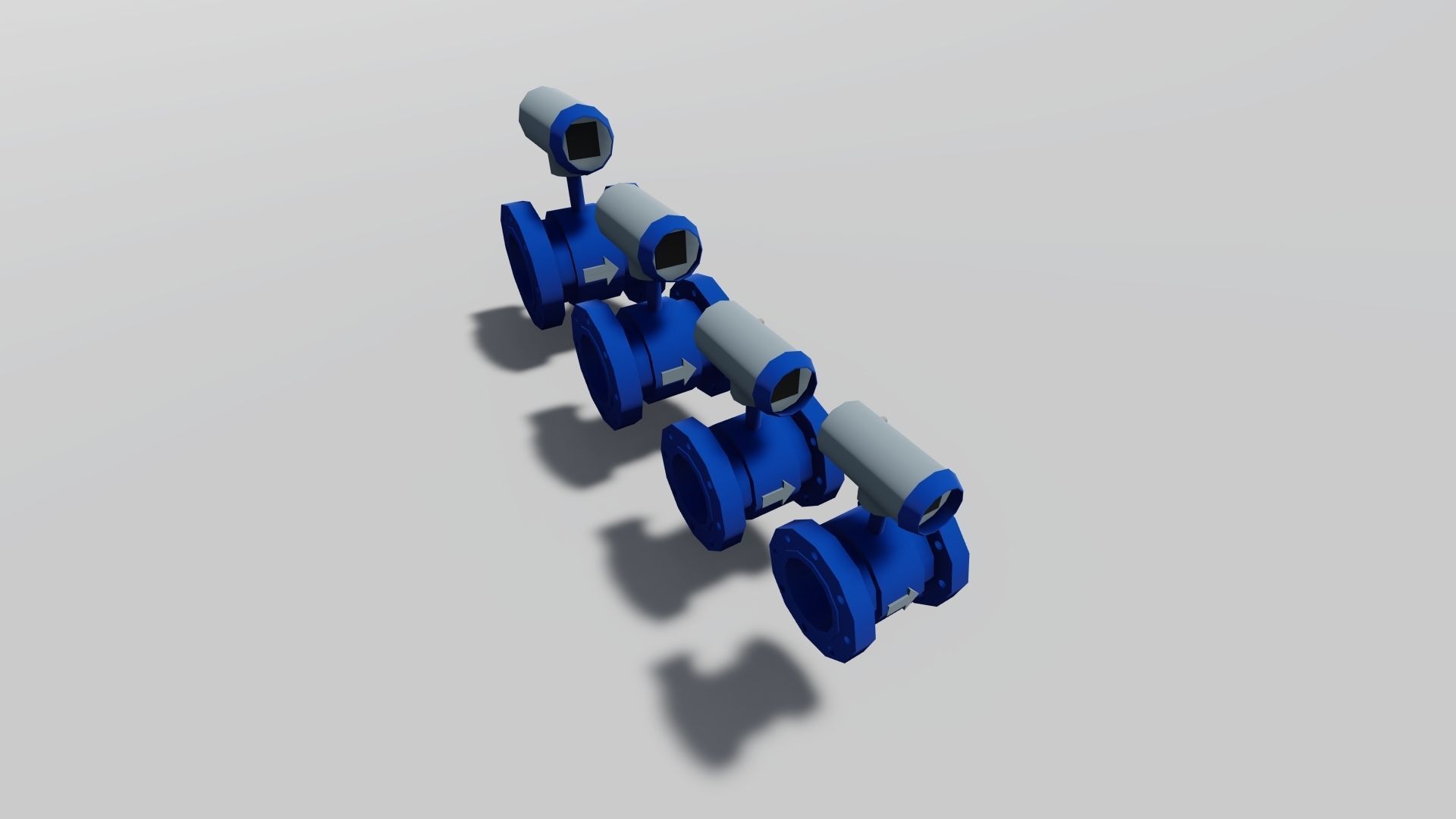 Electromagnetic Flowmeter 3D print model_1