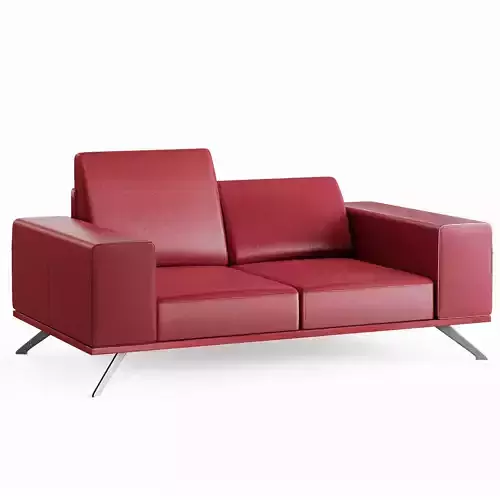 Sofa Presence 2P Low-poly 3D model