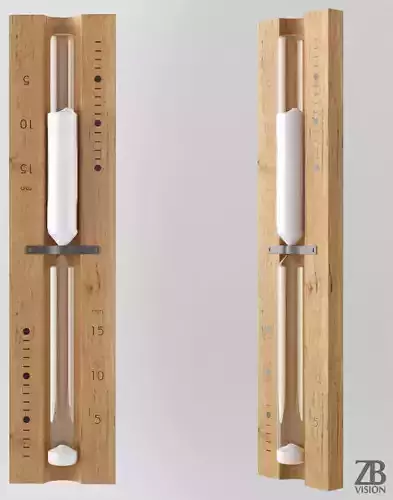Sauna Sandtimer Hourglass 3D model