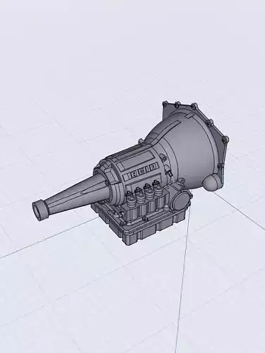 Reid Rossler Powerglide Drag racing Gearbox Transmission Pro Mod 3D print model