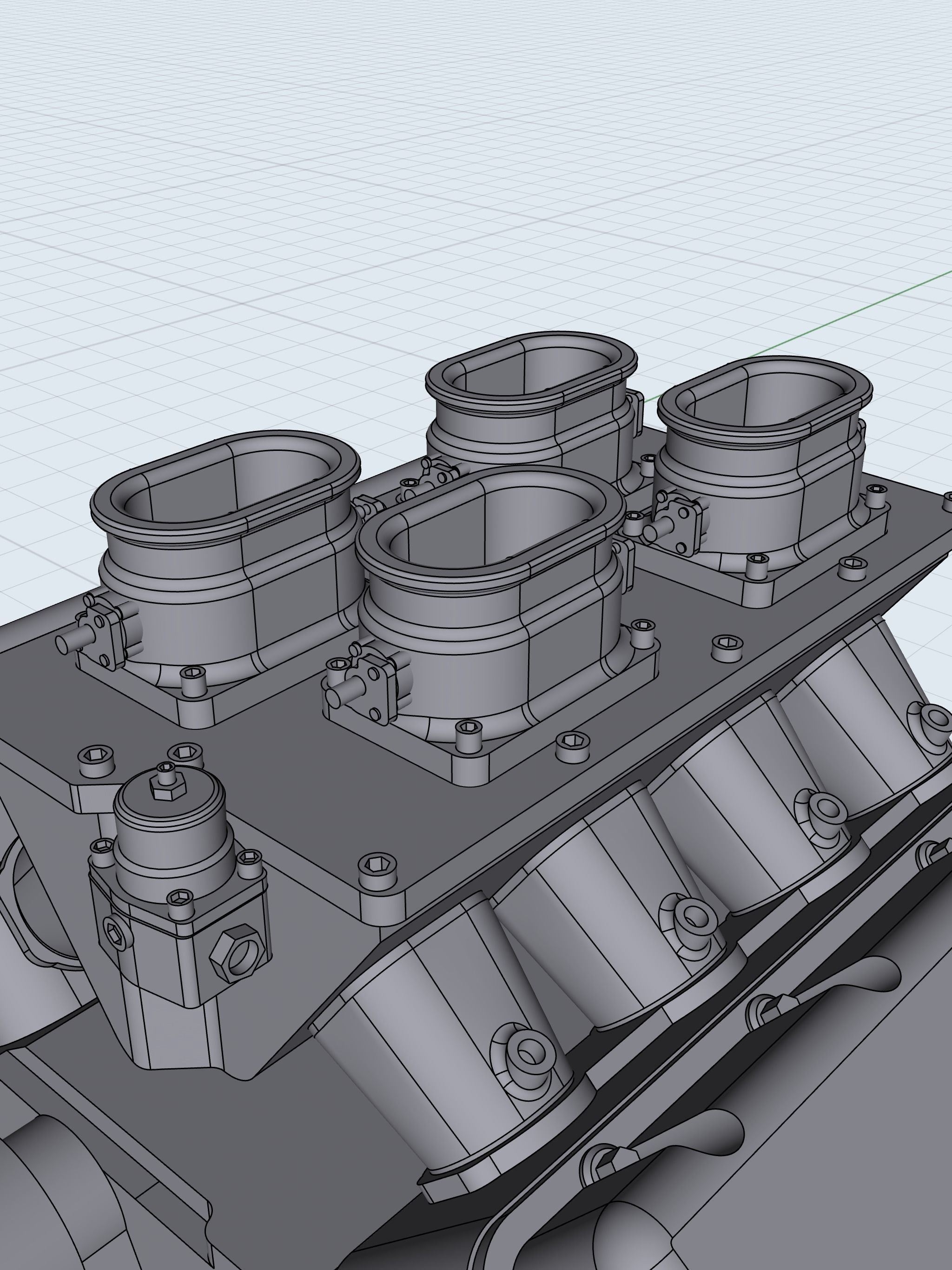 Pat Musi Nitrous BBC Pro Mod Motor NOS Chev 3D print model_6