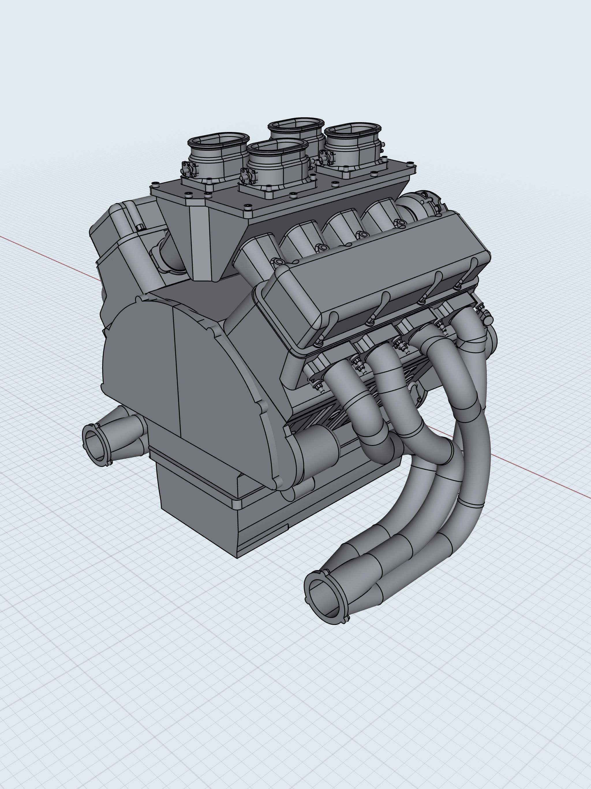 Pat Musi Nitrous BBC Pro Mod Motor NOS Chev 3D print model_9