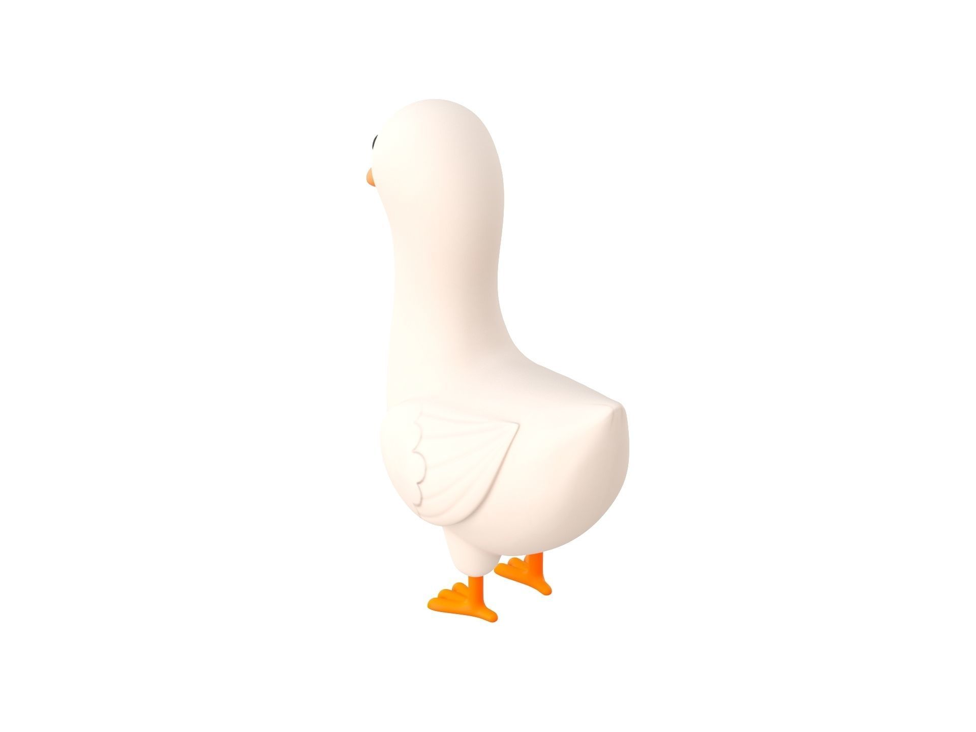 Character162 Goose 3D model_6
