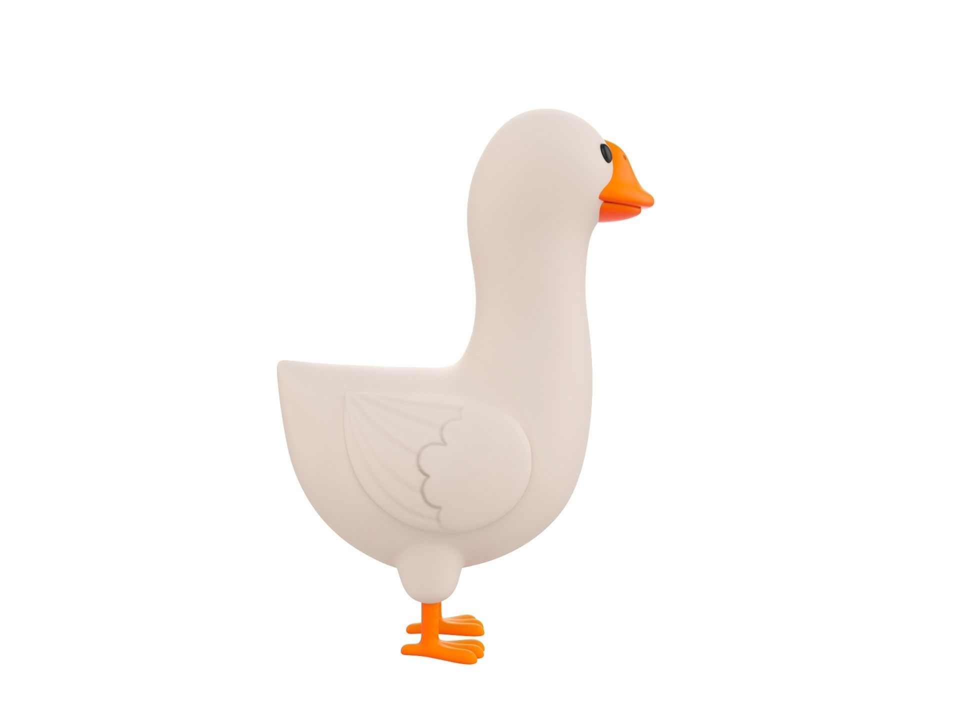 Character162 Goose 3D model_3