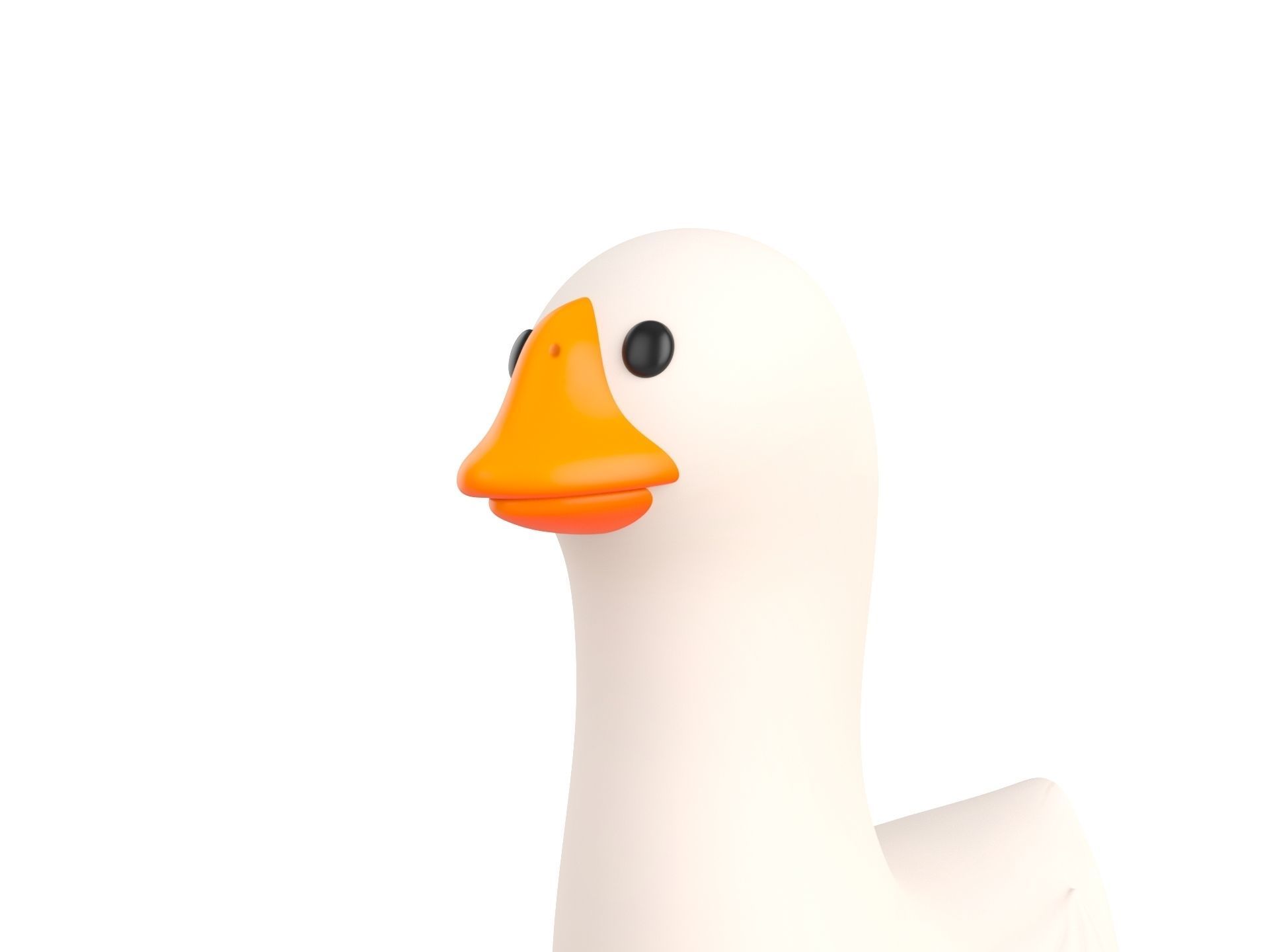 Character162 Goose 3D model_8