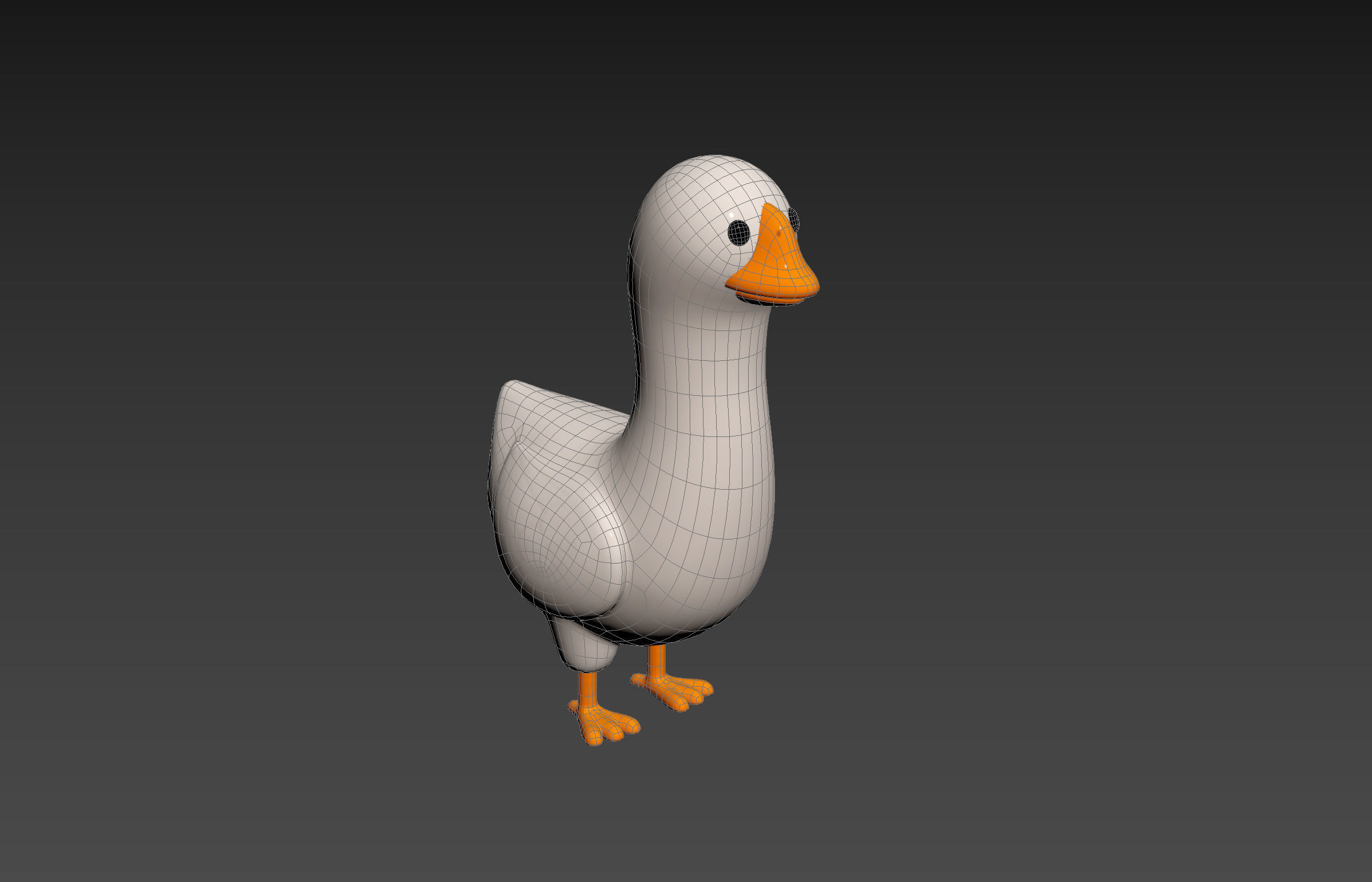Character162 Goose 3D model_14