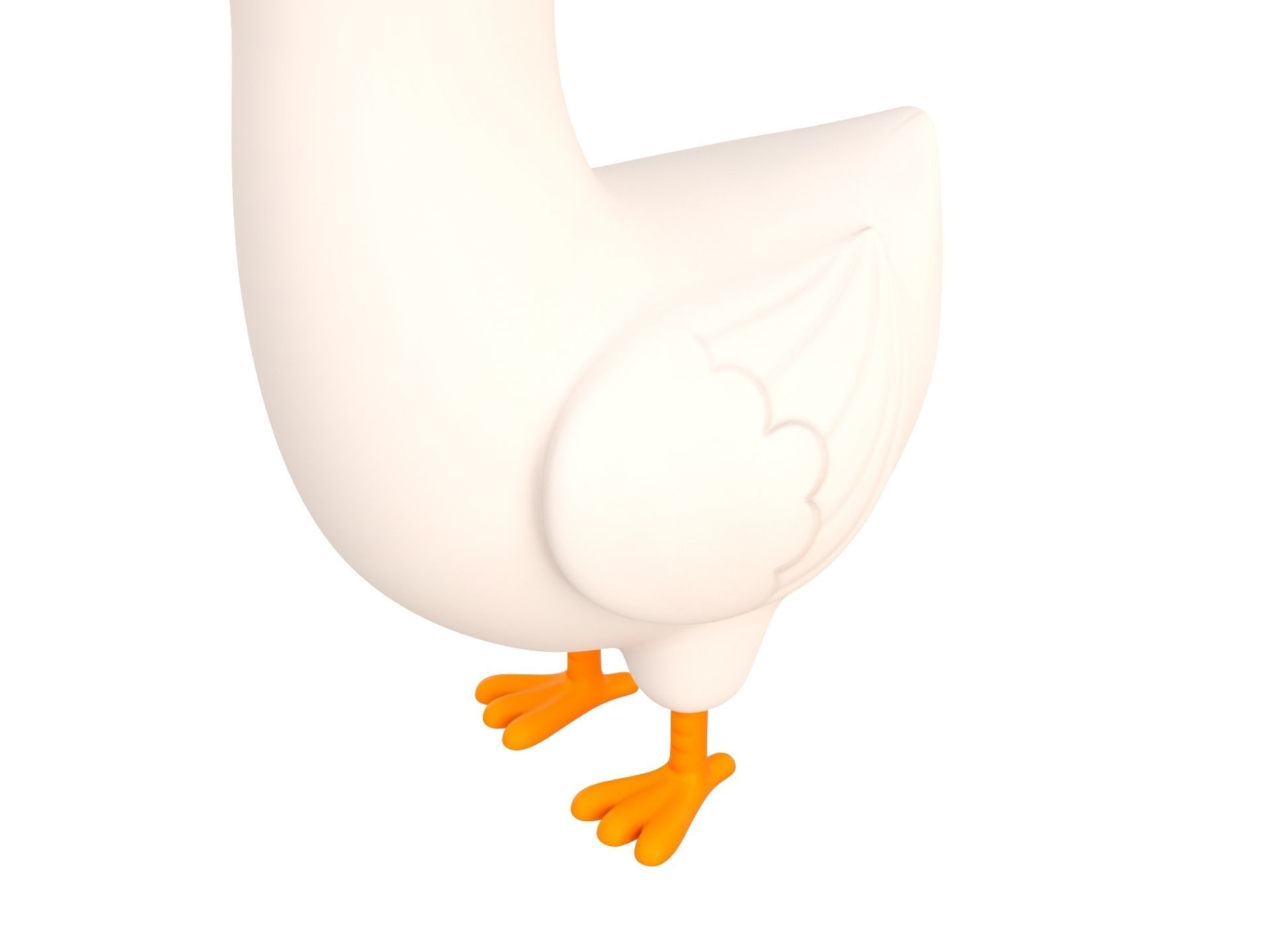 Character162 Goose 3D model_9
