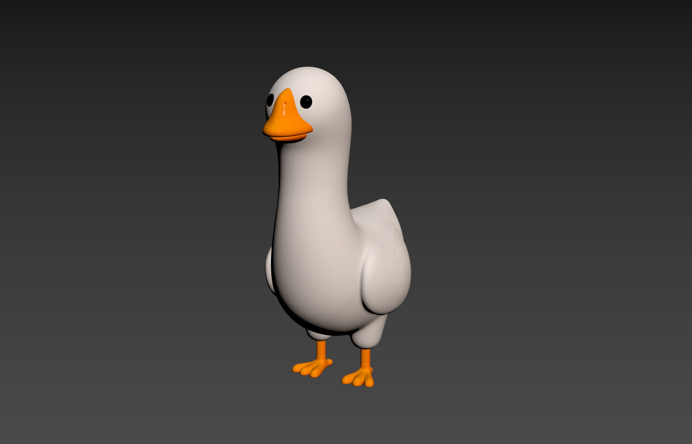 Character162 Goose 3D model_10