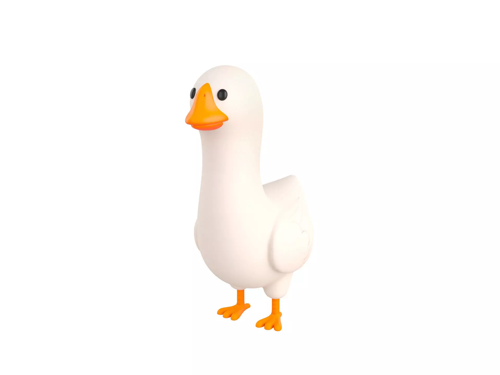 Character162 Goose 3D model_0