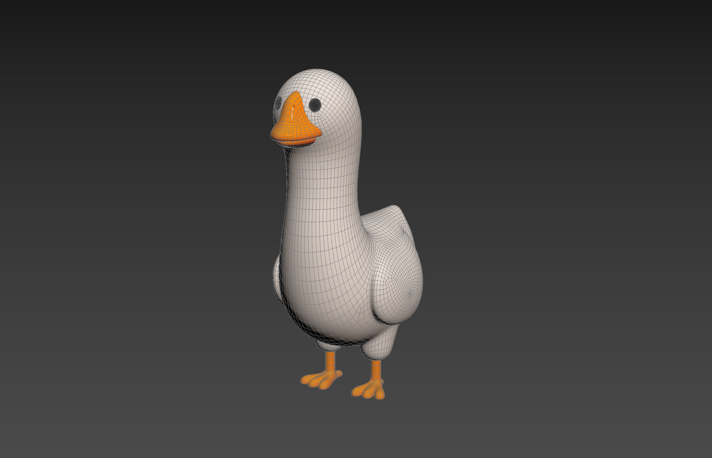 Character162 Goose 3D model_12