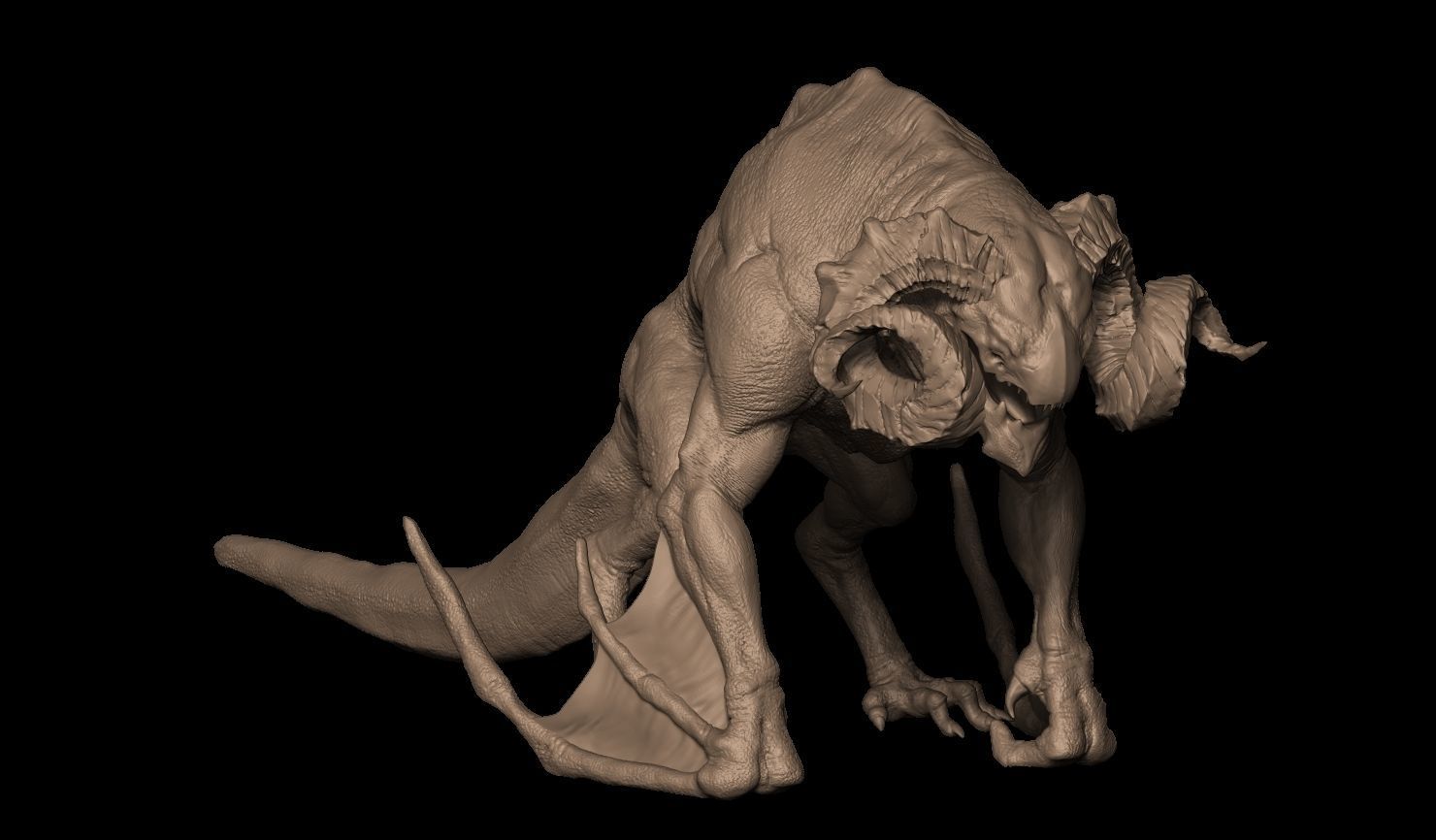 Female mob Family Sio Low-poly 3D model_1