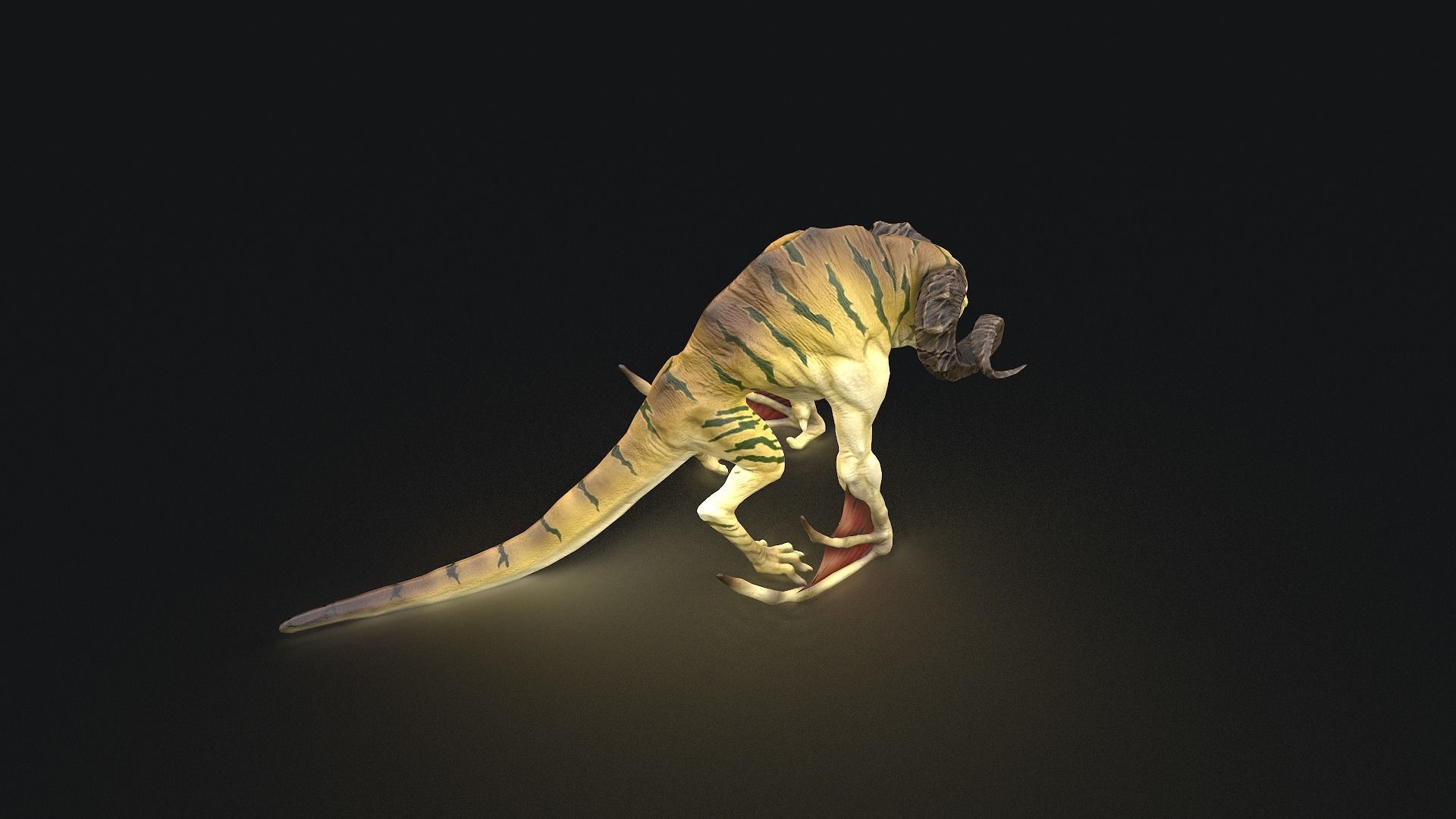 Female mob Family Sio Low-poly 3D model_11