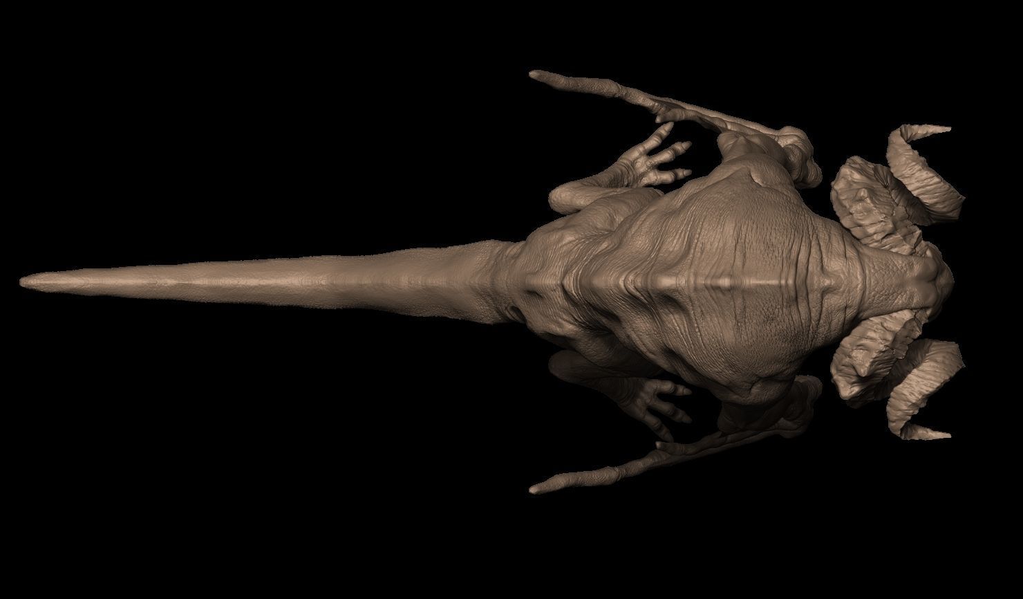 Female mob Family Sio Low-poly 3D model_3