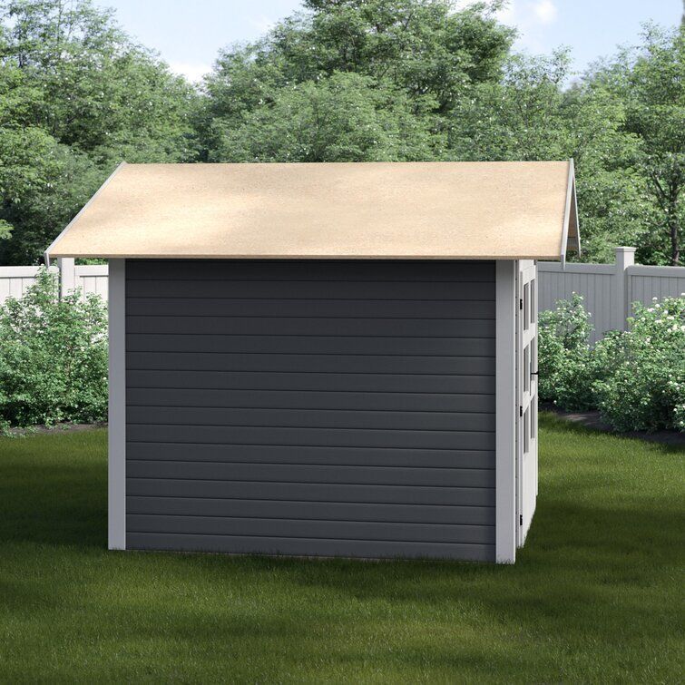 Talkau Tool Shed Made Of Wood 3D model_2