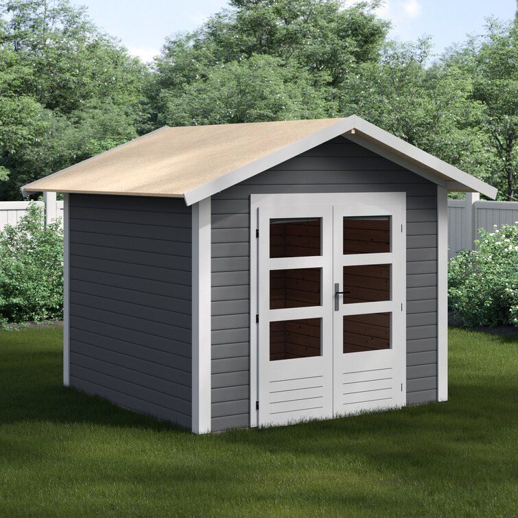Talkau Tool Shed Made Of Wood 3D model_1