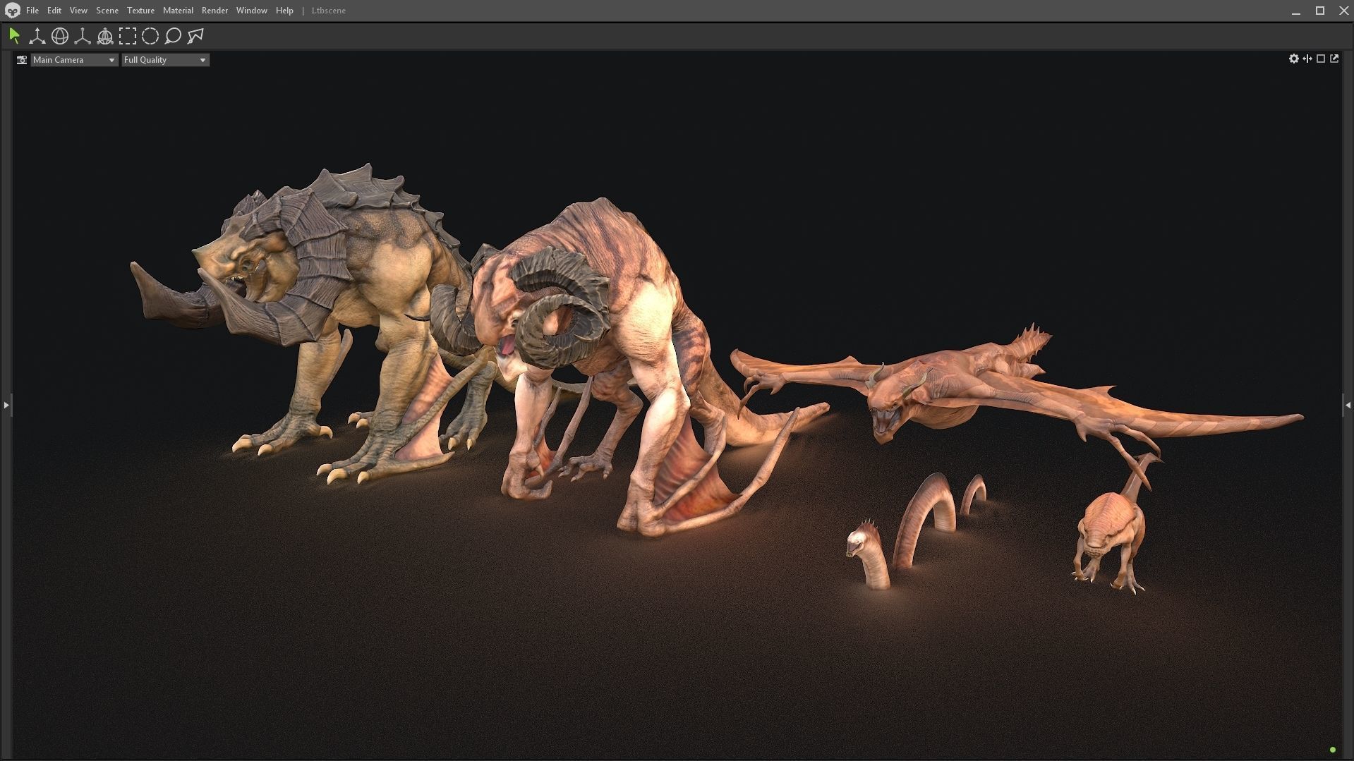 Male mob Family Sio Low-poly 3D model_9