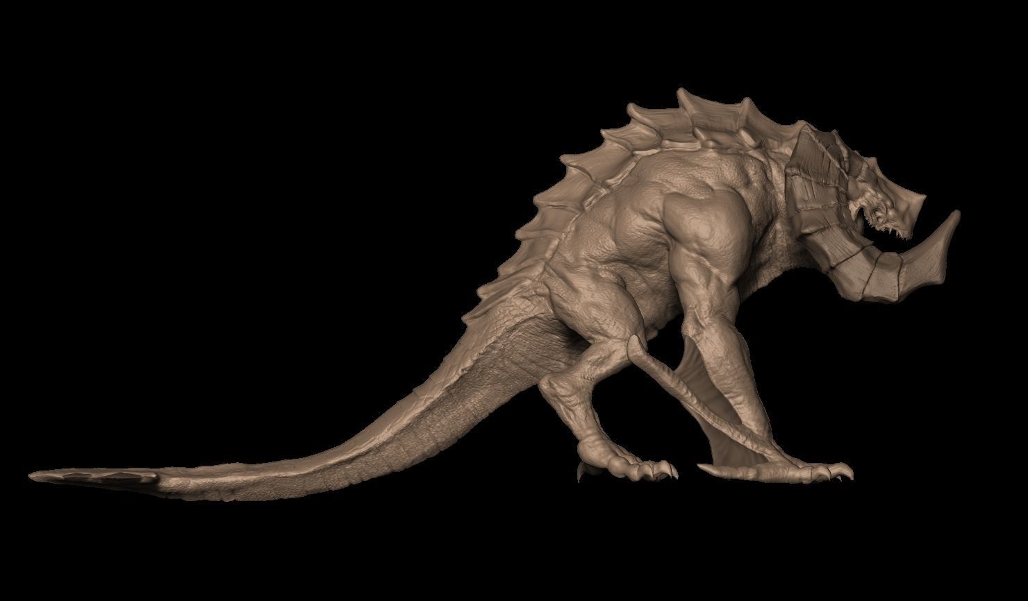 Male mob Family Sio Low-poly 3D model_4