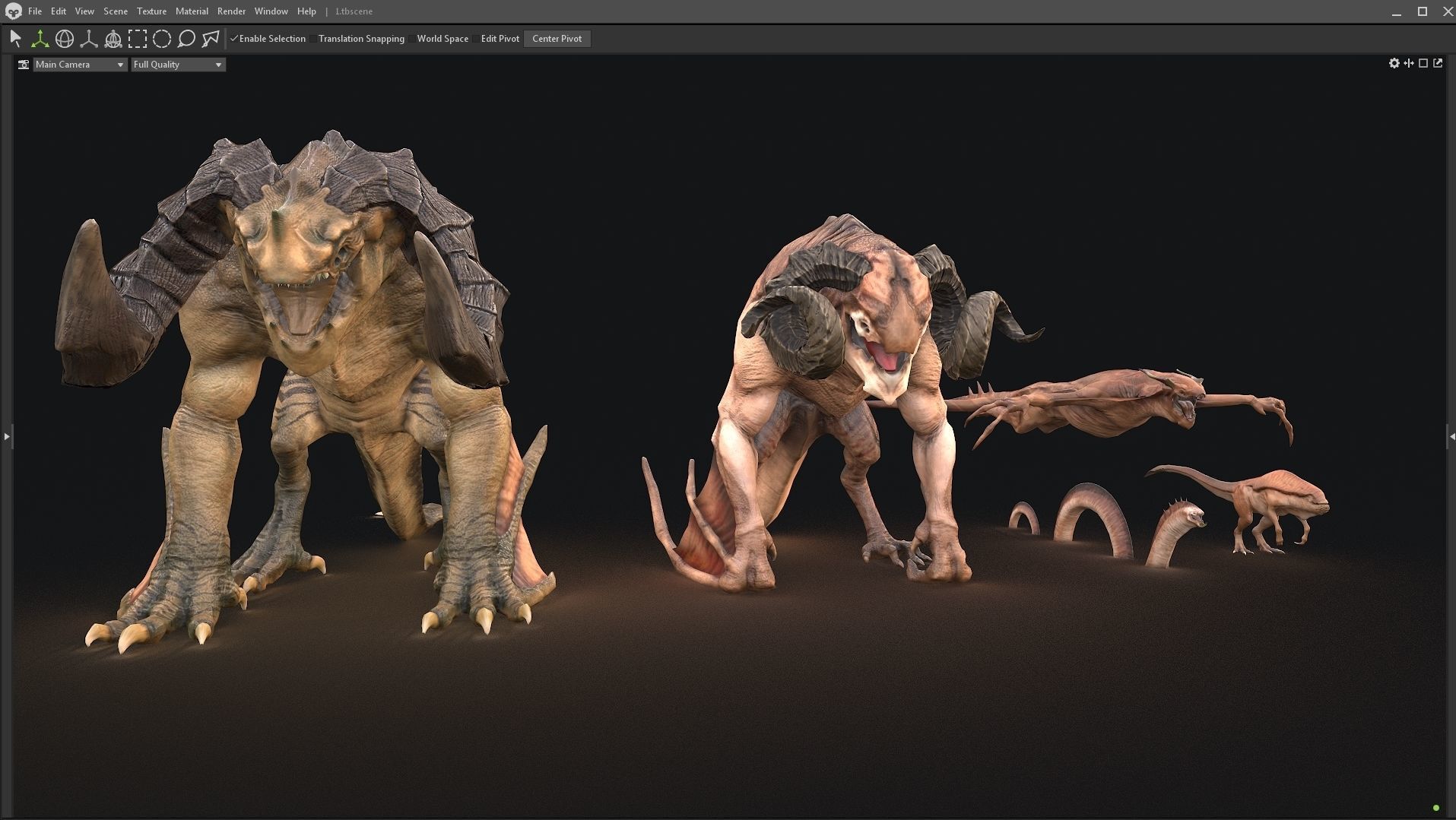 Male mob Family Sio Low-poly 3D model_10