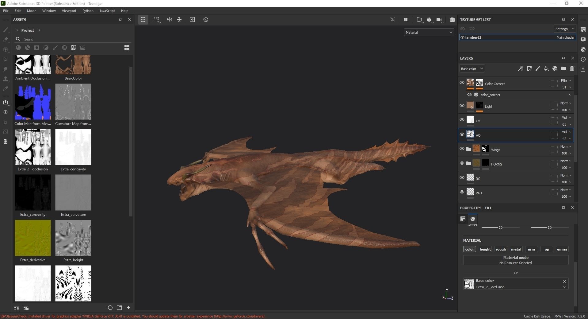 Teenage mob Family Sio Low-poly 3D model_2